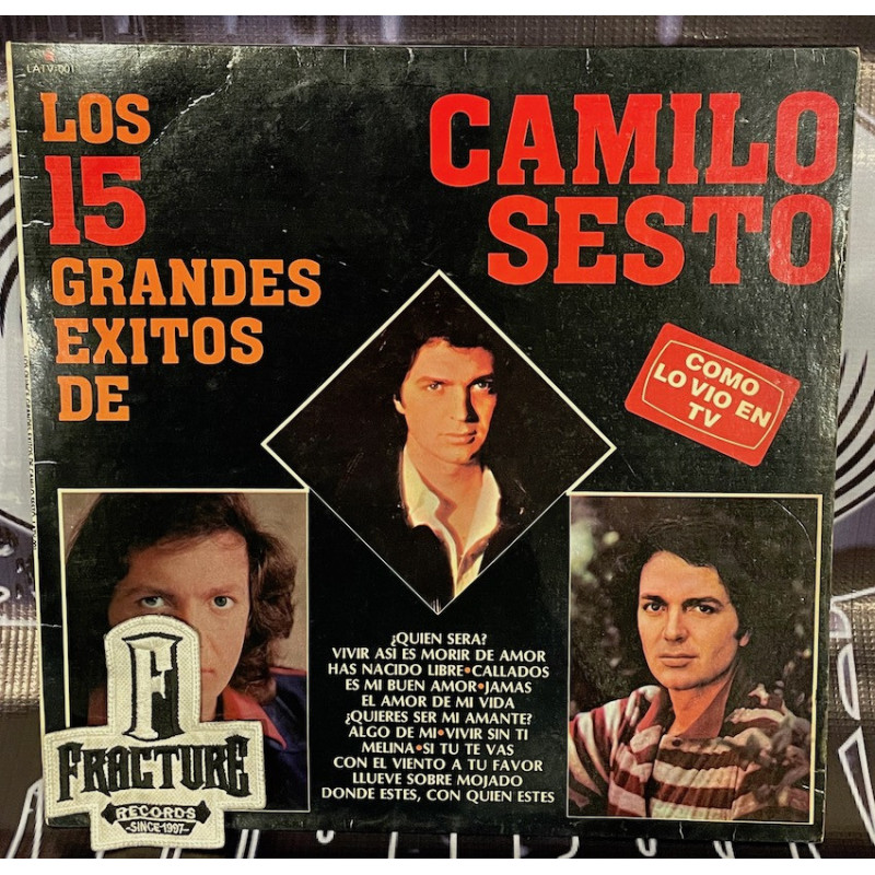 CAMILO SESTO – LOS 15 GRANDES EXITOS DE CAMILO SESTO VINYL LATV-001