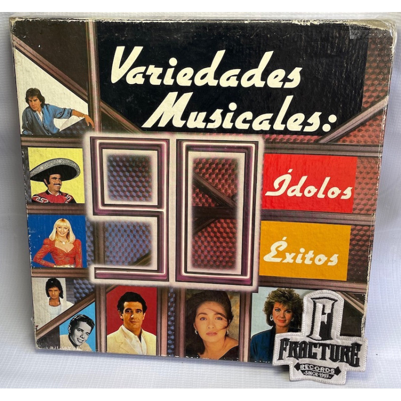 VARIEDADES MUSICALES: 90 IDOLOS - 90 ÉXITOS VINYL-BOX AC-980490