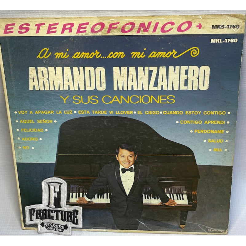 ARMANDO MANZANERO – A MI AMOR... CON AMOR VINYL MKS-1760