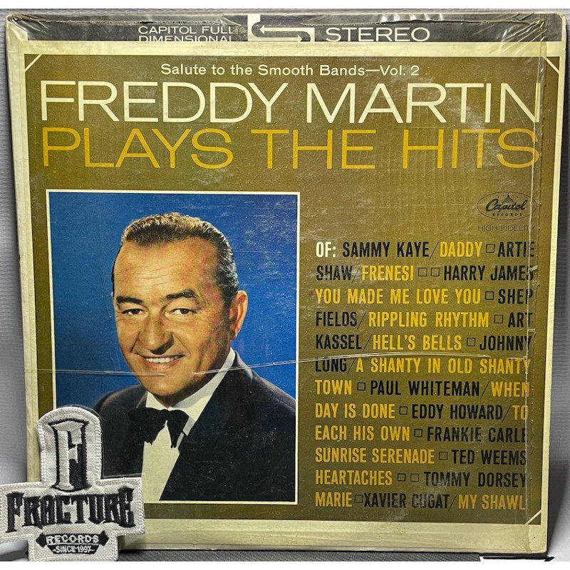 FREDDY MARTIN – SALUTE TO THE SMOOTH BANDS VOL. 2 - FREDDY MARTIN PLAYS THE HITS VINYL STM-2028