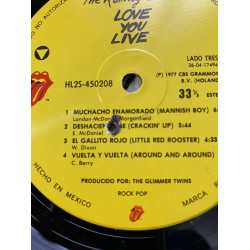 THE ROLLING STONES – LOVE YOU LIVE  2VINYL HL2S-450208