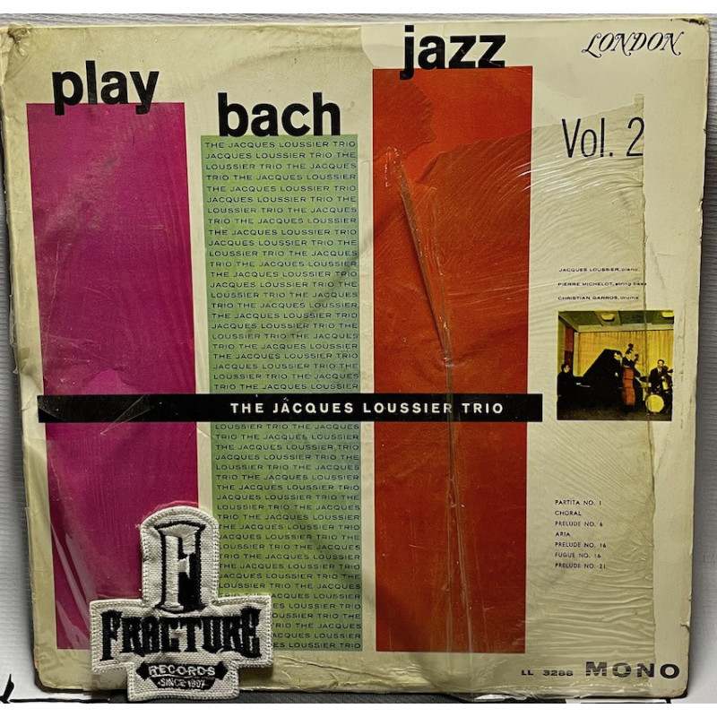 THE JACQUES LOUSSIER TRIO – PLAY BACH JAZZ VOL. 2 VINYL LL-3288