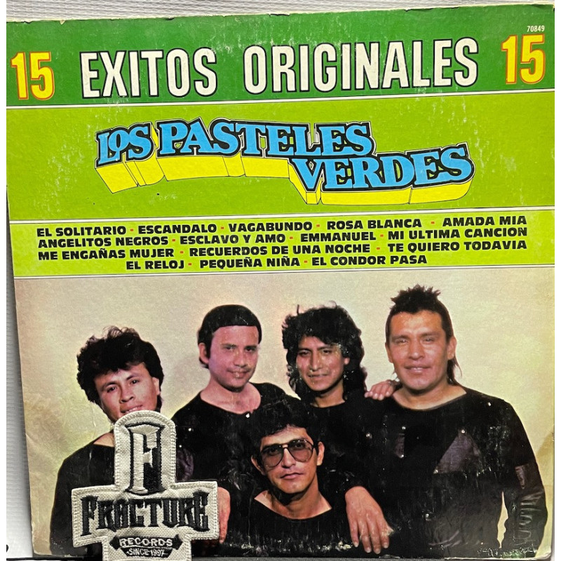 LOS PASTELES VERDES – 15 EXITOS ORIGINALES 15 VINYL TI-70849