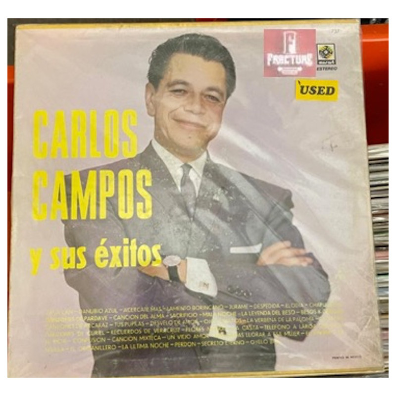 CARLOS CAMPOS – CARLOS CAMPOS Y SUS ÉXITOS 3 VINYLOS DC 737