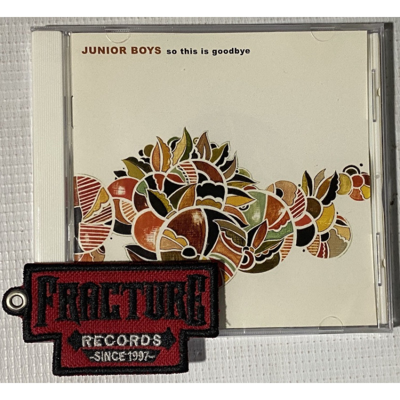 JUNIOR BOYS – SO THIS IS GOODBYE CD 801390011429