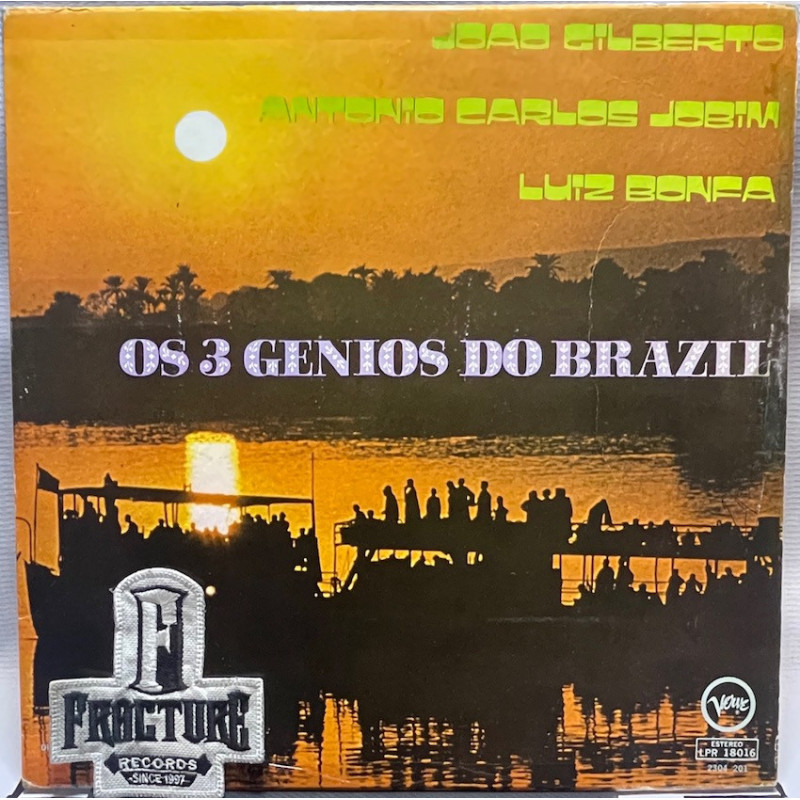 JOAO GILBERTO / ANTONIO CARLOS JOBIM / LUIZ BONFA – OS 3 GENIOS DO BRAZIL VINYL LPR 18016