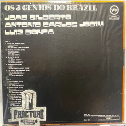 JOAO GILBERTO / ANTONIO CARLOS JOBIM / LUIZ BONFA – OS 3 GENIOS DO BRAZIL VINYL