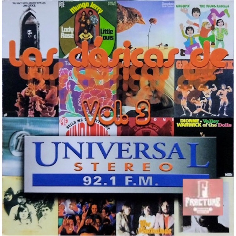 LAS CLÁSICAS DE UNIVERSAL STEREO 92.1 F.M. VOL. 3 CD 5051011574221