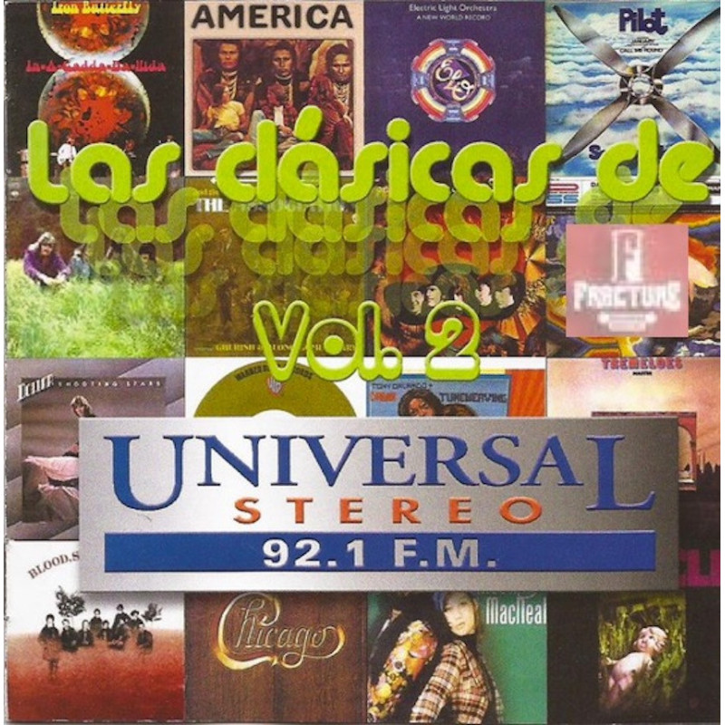 LAS CLÁSICAS DE UNIVERSAL STEREO 92.1 F.M. VOL. 2 CD 5051011286025