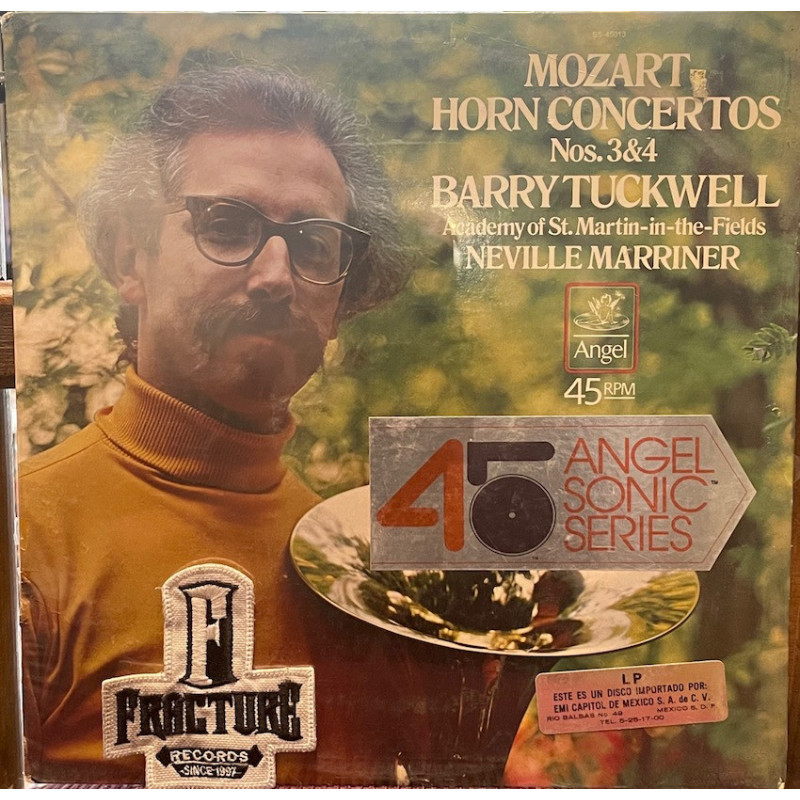 MOZART, TUCKWELL & MARRINER, ACADEMY OF ST. MARTIN-IN-THE-FIELDS – HORN CONCERTOS VINYL SS-45013