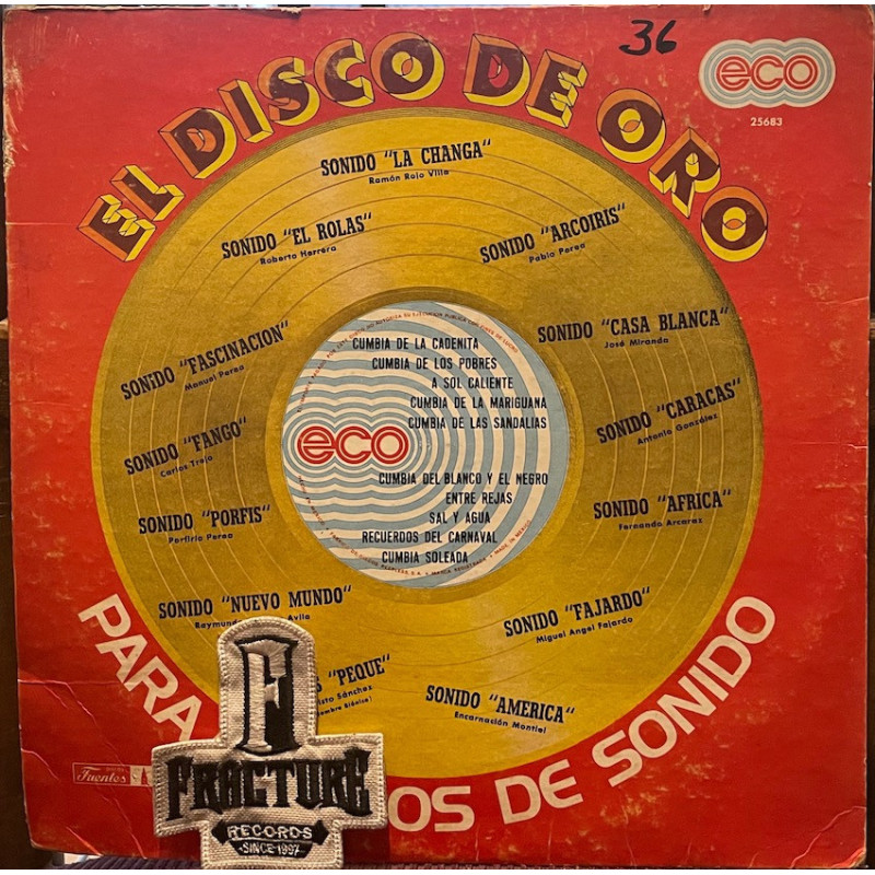 EL DISCO DE ORO PARA EQUIPOS DE SONIDO  VINYL ECO-25683