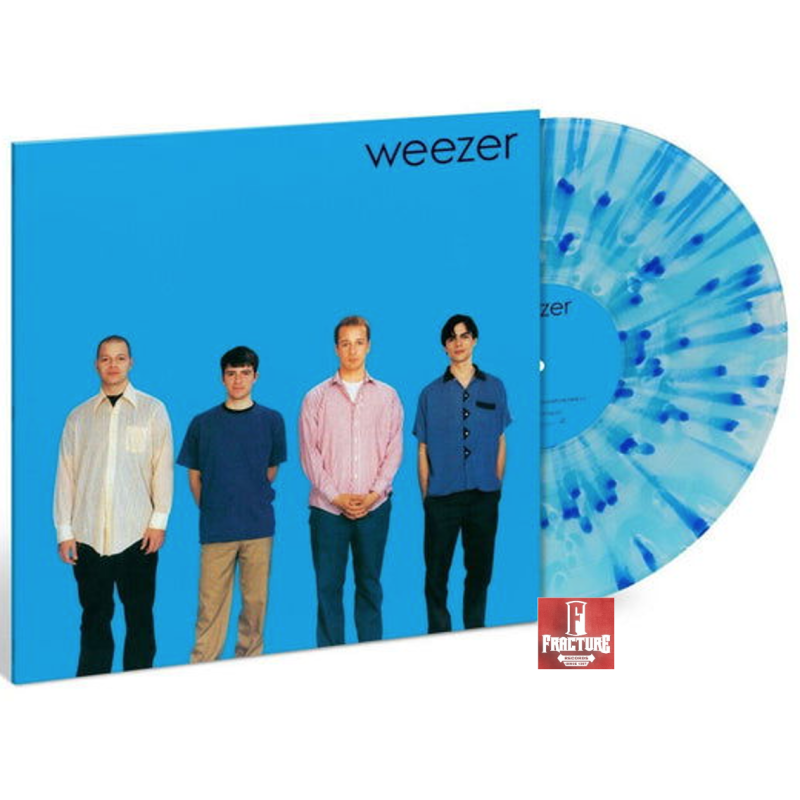 WEEZER - WEEZER VINYL BLUE SPLATTER ON CLEAR GHOSTLY BLUE & CLEAR 0602465845556