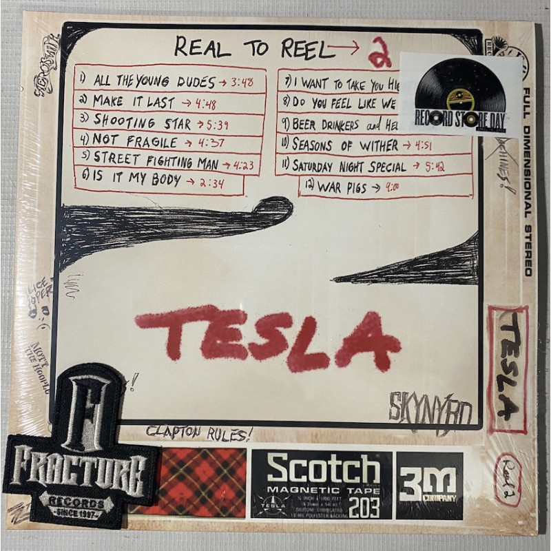 TESLA - REAL 2 REEL VOL 2 VINYL RED TRANSLUCENT GATEFOLD RSD 2025 051497479732 TESLA - REAL 2 REEL VOL 2 VINYL RED TRANSLUCENT GATEFOLD RSD 2025 051497479732
