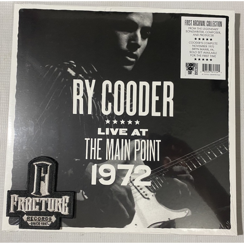 RY COODER - MAIN POINT - LIVE 1972 VINYL RSD 2025 603497817245 RY COODER - MAIN POINT - LIVE 1972 VINYL RSD 2025 603497817245