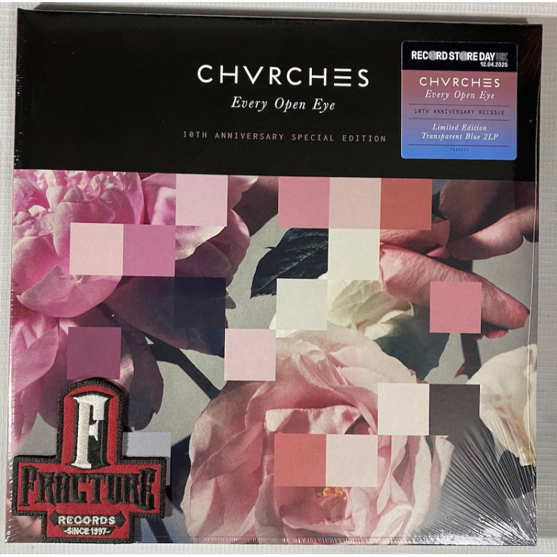CHVRCHES - EVERY OPEN EYE 10TH ANNIVERSARY SPECIAL EDITION VINYL TRANSPARENT BLUE RSD 2025 602475322221 CHVRCHES - EVERY OPEN EYE 10TH ANNIVERSARY SPECIAL EDITION VINYL TRANSPARENT BLUE RSD 2025 602475322221