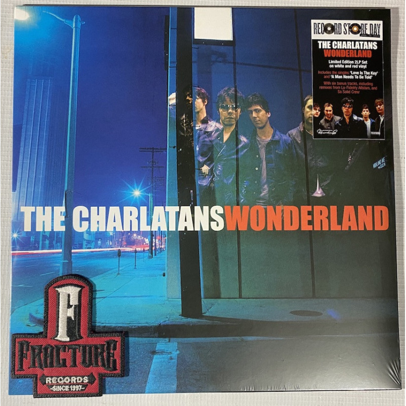 THE CHARLATANS - WONDERLAND (DELUXE) VINYL RED/WHITE RSD 2025 602475358961 THE CHARLATANS - WONDERLAND (DELUXE) VINYL RED/WHITE RSD 2025 602475358961