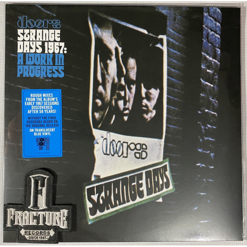 THE DOORS - STRANGE DAYS 1967 – A WORK IN PROGRESS VINYL TRANSLUCENT BLUE RSD 2025 0603497817276 THE DOORS - STRANGE DAYS 1967 – A WORK IN PROGRESS VINYL TRANSLUCENT BLUE RSD 2025 0603497817276