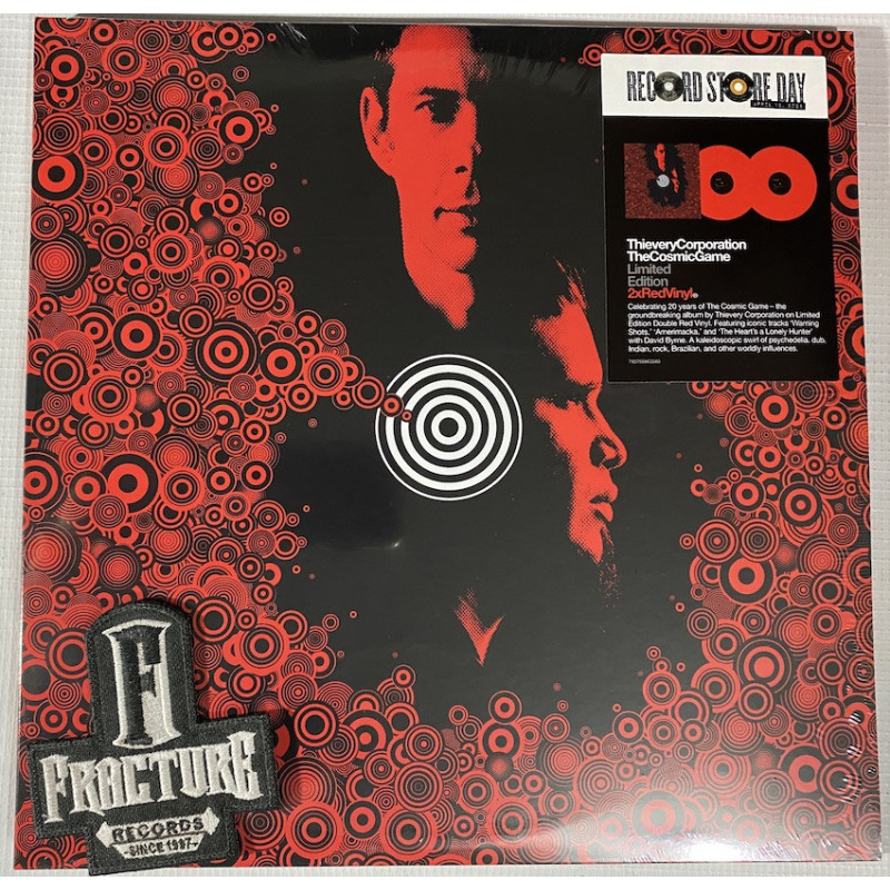 THIEVERY CORPORATION - COSMIC GAME (20TH ANNIVERSARY VINYL RED RSD 2025 0792755863565 THIEVERY CORPORATION - COSMIC GAME (20TH ANNIVERSARY VINYL RED RSD 2025 0792755863565