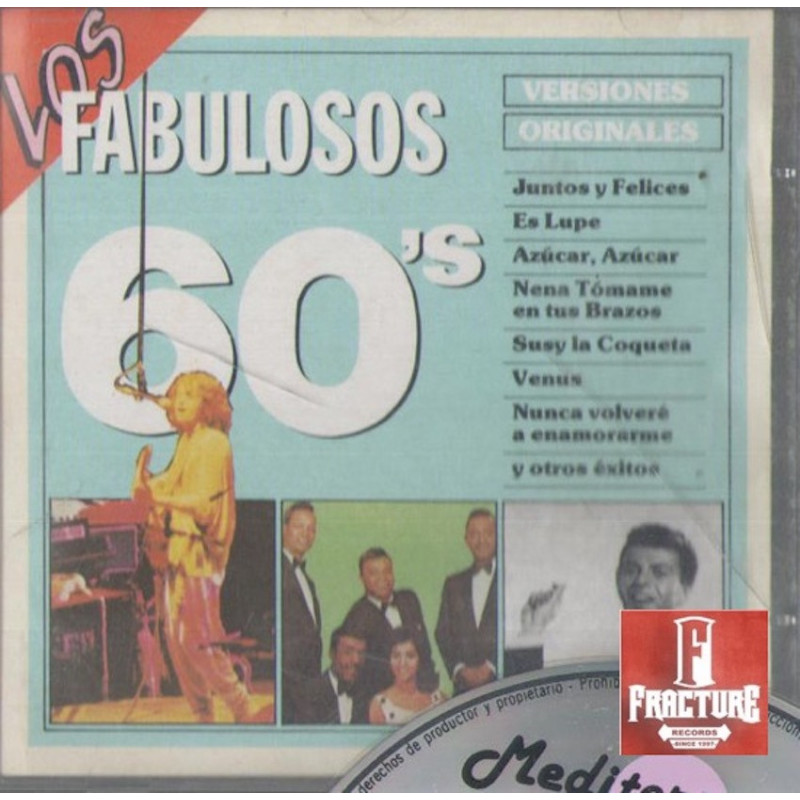 LOS FABULOSOS 60'S VOL, 1 VERSIONES ORIGINALES CD 7509979130174 LOS FABULOSOS 60'S VOL, 1 VERSIONES ORIGINALES CD 7509979130174