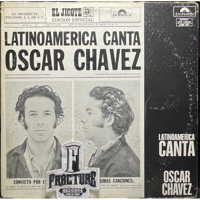 OSCAR CHÁVEZ – LATINOAMERICA CANTA VINYL LPR-16024 OSCAR CHÁVEZ – LATINOAMERICA CANTA VINYL LPR-16024