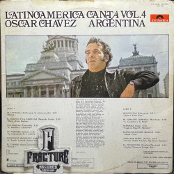OSCAR CHÁVEZ – LATINOAMERICA CANTA VOL. 4 ARGENTINA VINYL