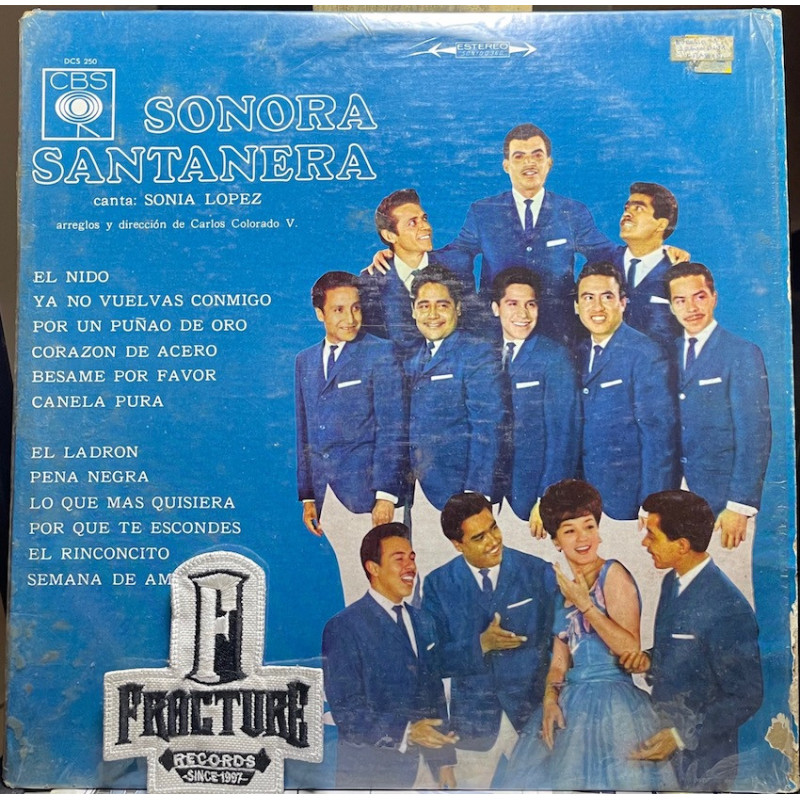SONORA SANTANERA - SONIA LÓPEZ – SONORA SANTANERA CANTA SONIA LÓPEZ VINYL DCS-250 SONORA SANTANERA - SONIA LÓPEZ – SONORA SANTANERA CANTA SONIA LÓPEZ VINYL DCS-250