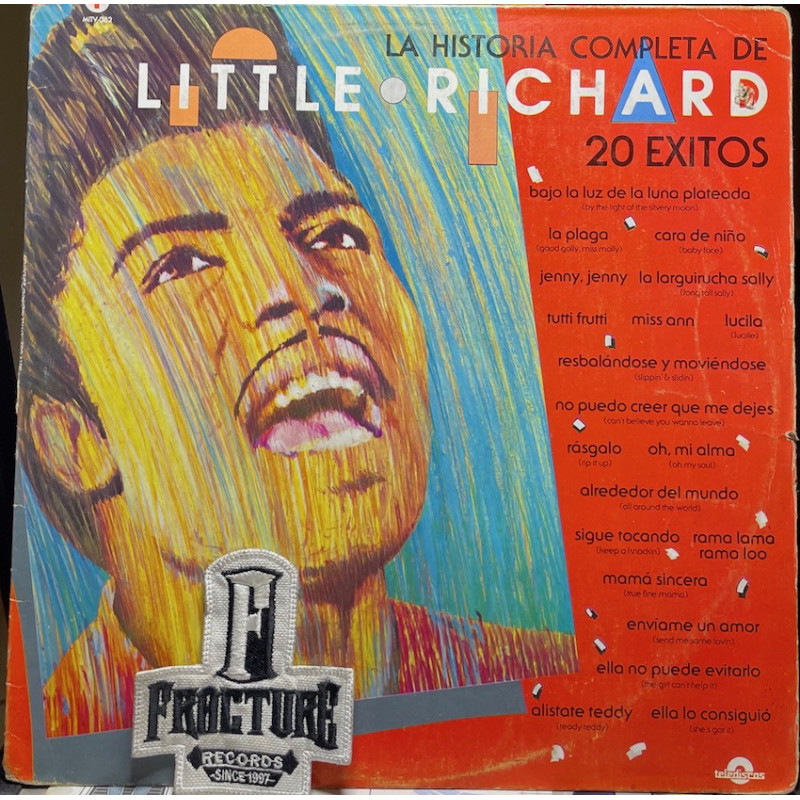 LITTLE RICHARD – LA HISTORIA COMPLETA DE LITTLE RICHARD - 20 EXITOS VINYL MITV-082 LITTLE RICHARD – LA HISTORIA COMPLETA DE LITTLE RICHARD - 20 EXITOS VINYL MITV-082