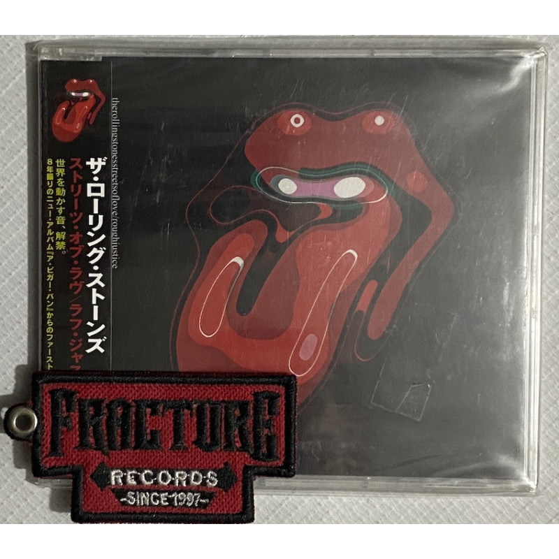 THE ROLLING STONES ‎– STREETS OF LOVE / ROUGH JUSTICE CD SINGLE JAPONES