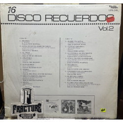 16 DISCO RECUERDOS VOL. 2 VINYL