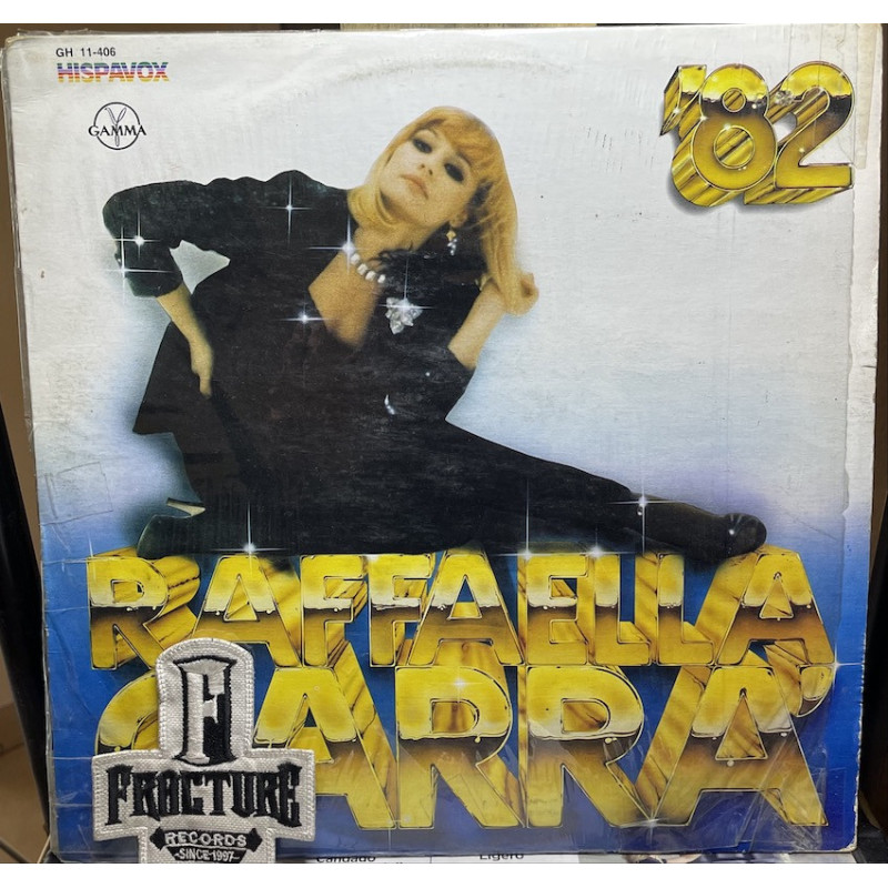 RAFFAELLA CARRÀ – RAFFAELLA CARRÀ '82 VINYL GH-11-406 RAFFAELLA CARRÀ – RAFFAELLA CARRÀ '82 VINYL GH-11-406