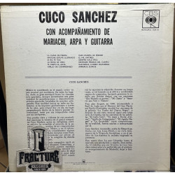 CUCO SANCHEZ – CON ACOMPAÑIENTO DE MARIACHI, ARPA Y GUITARRA VINYL