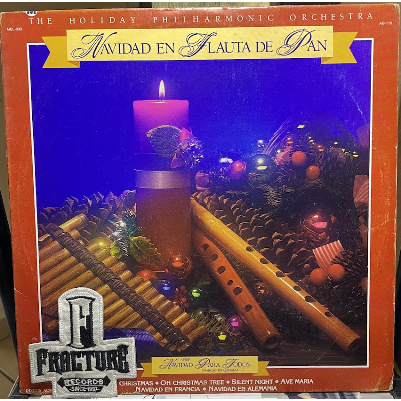 THE HOLIDAY PHILHARMONIC ORCHESTRA – NAVIDAD EN FLAUTA DE PAN VINYL MEL-332 THE HOLIDAY PHILHARMONIC ORCHESTRA – NAVIDAD EN FLAUTA DE PAN VINYL MEL-332