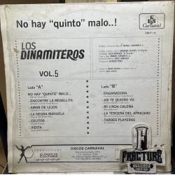 LOS DINAMITEROS DE COLOMBIA – VOL. 5 - NO HAY QUINTO MALO VINYL