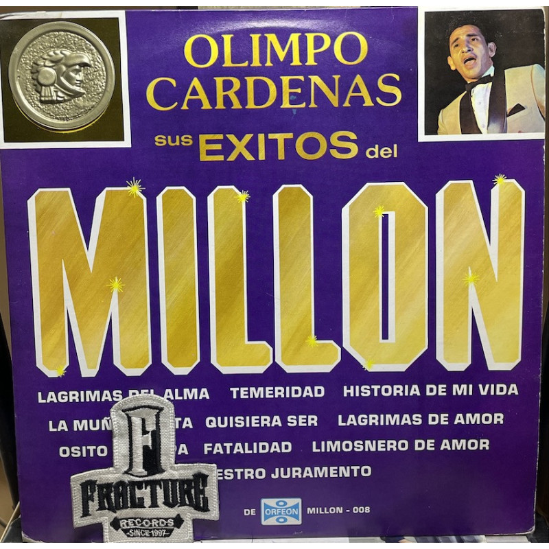 OLIMPO CARDENAS  - SUS EXITOS DEL MILLON VINYL MILLON-008