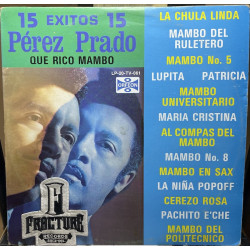 PEREZ PRADO – 15 ÉXITOS DE PÉREZ PRADO VINYL LP-20-TV-061