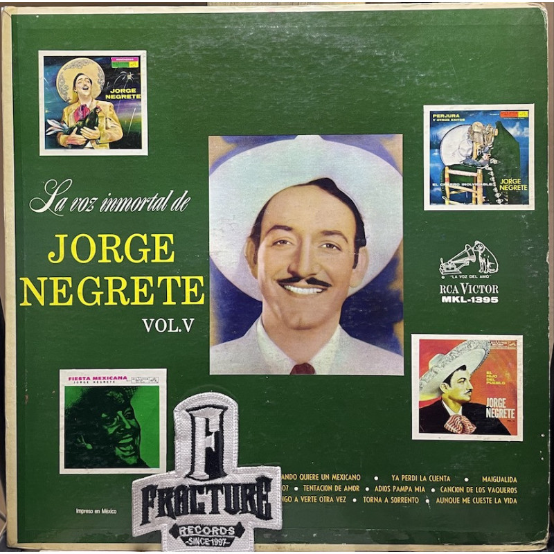 JORGE NEGRETE – LA VOZ INMORTAL DE JORGE NEGRETE VOL. V VINYL MKL-1395