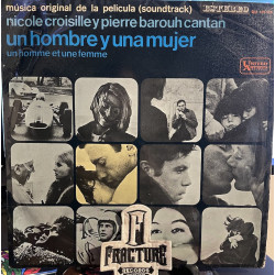NICOLE CROISILLE, PIERRE BAROUH, BADEN POWELL AND ORCHESTRA – UN HOMBRE Y UNA MUJER / UN HOMME ET UNE FEMME VINYL GU 191-114