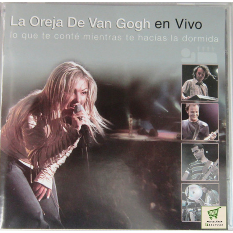 LA OREJA DE VAN GOGH – LO QUE TE CONTÉ MIENTRAS TE HACÍAS LA DORMIDA EN VIVO CD 7509909520235