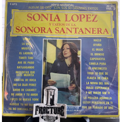 SONIA LÓPEZ Y LA SONORA SANTANERA – ALBUM DE ORO CON SUS 30 GRANDES ÉXITOS VOL. 2   BOX  3 VINYL JM-300