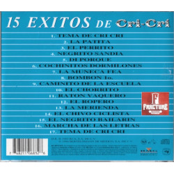 CRI-CRÍ – 15 EXITOS DE CRI-CRÍ (VO) CD