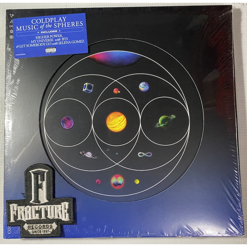 COLDPLAY – MUSIC OF THE SPHERES VINYL RECYCLED COLORS 0190296666964