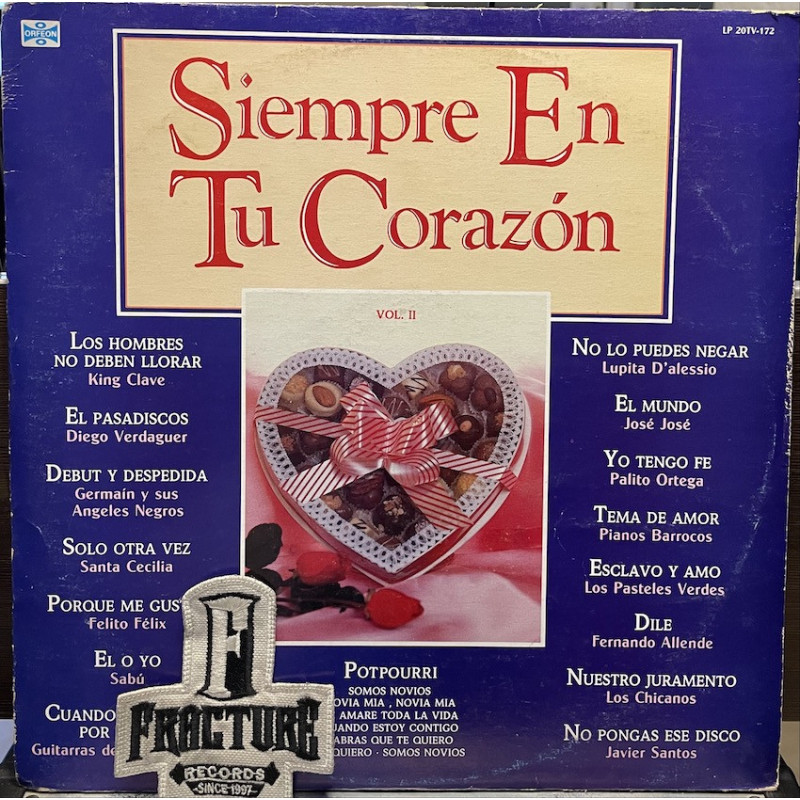 SIEMPRE EN TU CORAZON VOL 2 VINYL LP 20TV-172