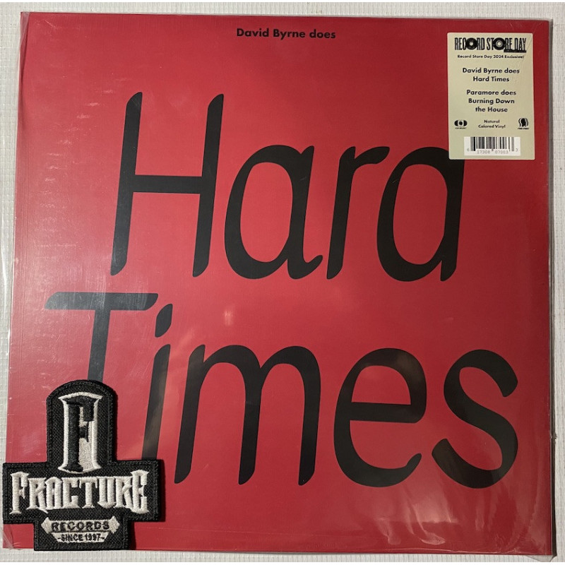 DAVID BYRNE / PARAMORE ‎– HARD TIMES / BURNING DOWN THE HOUSE VINYL RSD 2025 617308070033