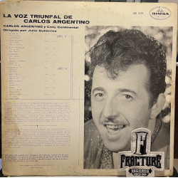 CARLOS ARGENTINO – LA VOZ TRIUNFAL DE CARLOS ARGENTINO VINYL