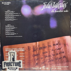 JULIO IGLESIAS – UN HOMBRE SOLO VINYL
