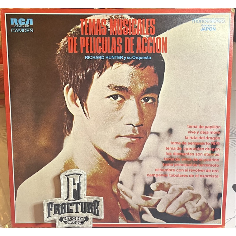 RICHARD HUNTER Y SU ORQUESTRA – TEMAS MUSICALES DE PELICULAS DE ACCION VINYL CAMS-782