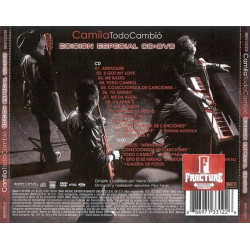 CAMILA – TODO CAMBIÓ CD Y DVD