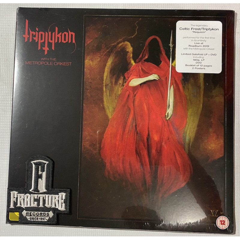 TRIPTYKON WITH THE METROPOLE ORKEST ‎– REQUIEM [LIVE AT ROADBURN 2019] VINYL/DVD 194397334517