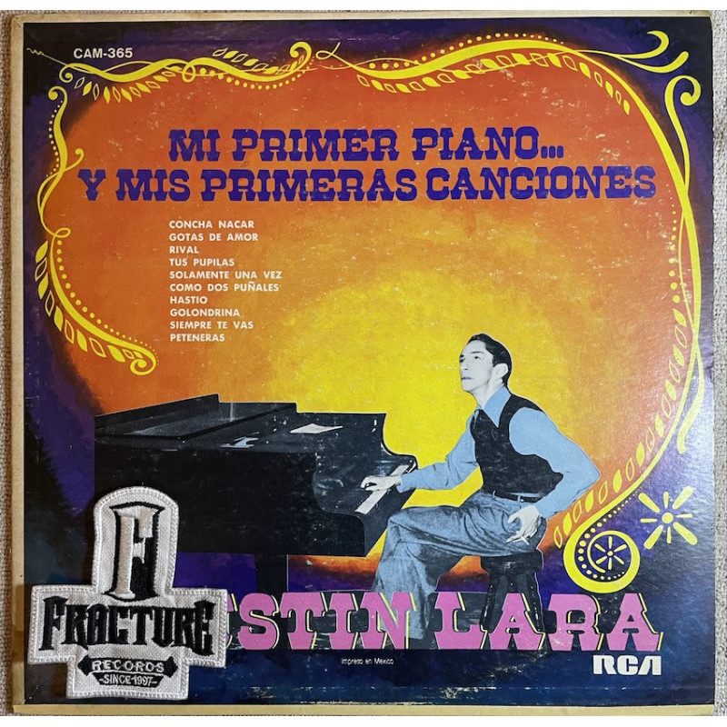 AGUSTÍN LARA – MI PRIMER PIANO... Y MIS PRIMERAS CANCIONES VINYL CAM-365