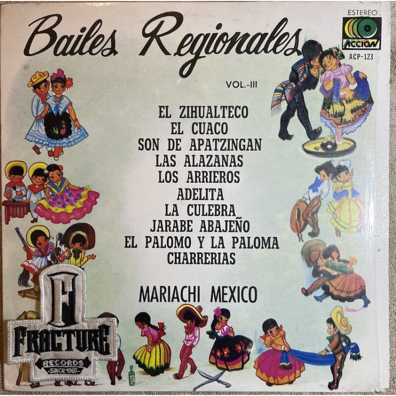 MARIACHI MEXICO – BAILES REGIONALES VOL. III VINYL ACP-123